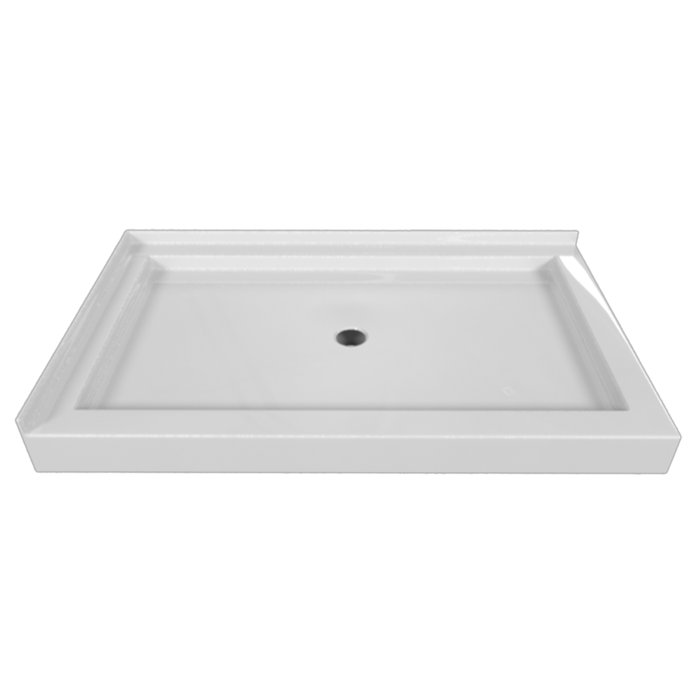 Valley Acrylic Ltd. Signature 48" x 32" Double Threshold Shower Base Wayfair